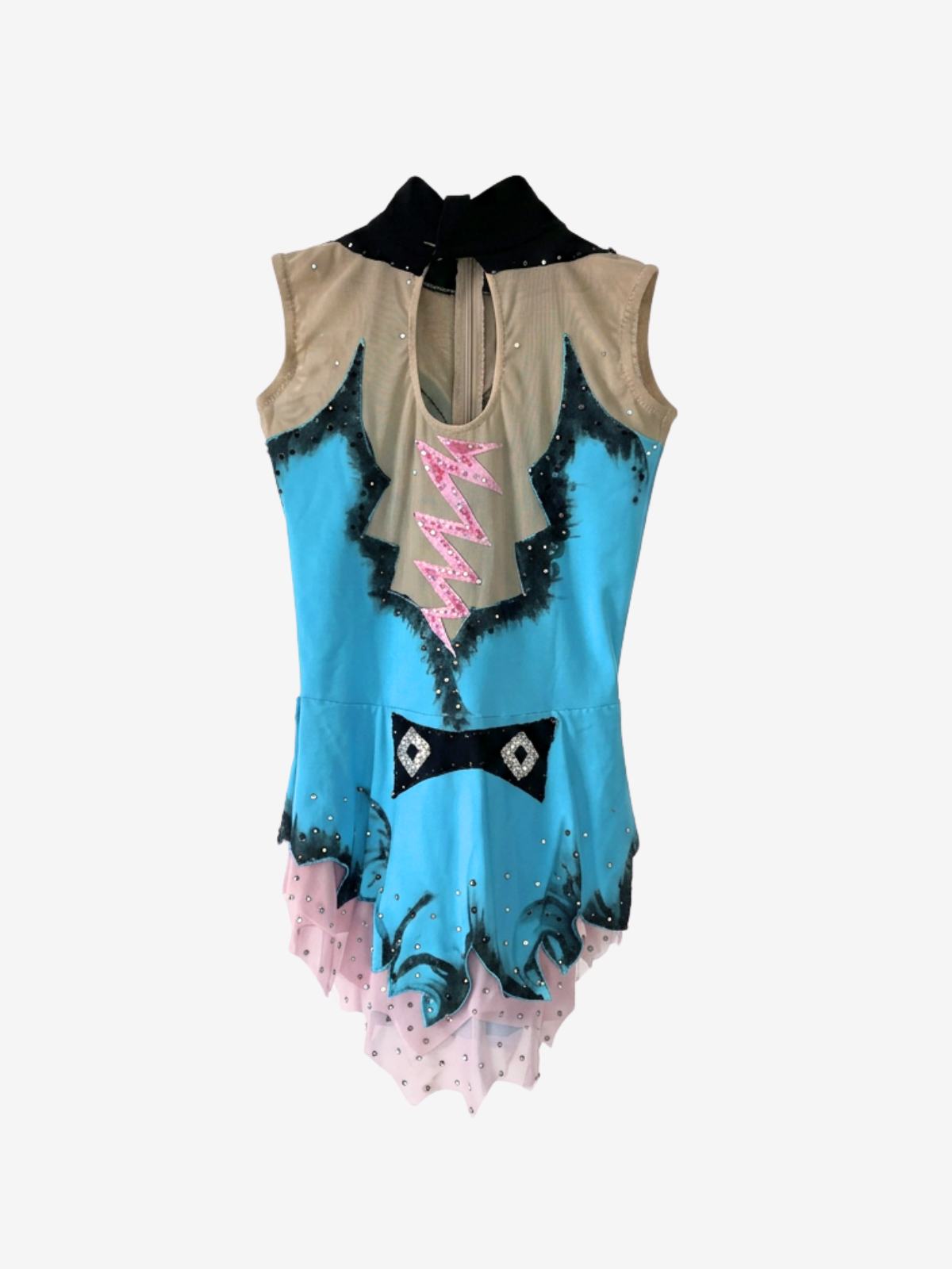 Justaucorps de GR bleu SUIT PINK