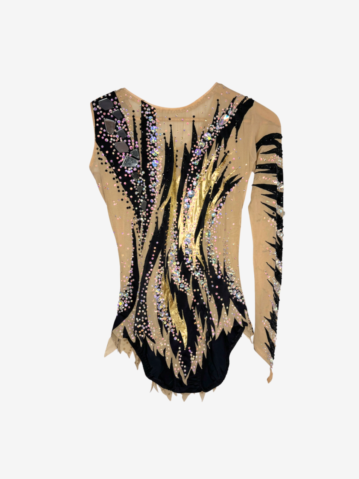 Justaucorps GR noir et chair WILD GOLD